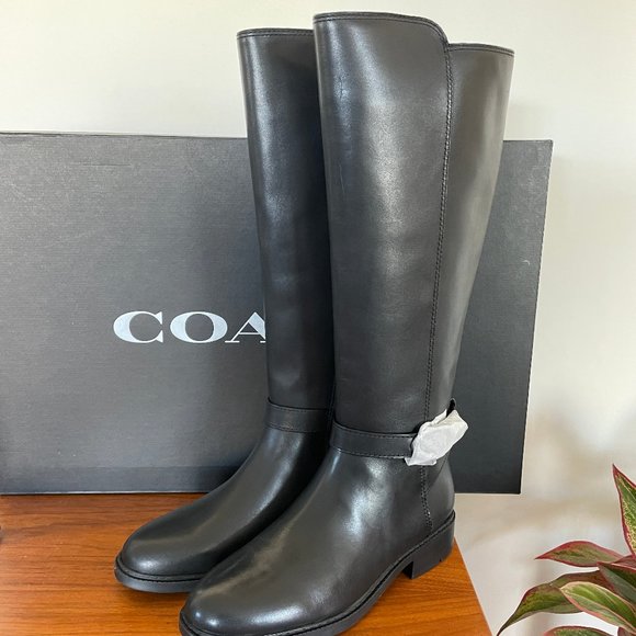 Coach Ruby HC BOOT Black New In box 5.5 - Picture 1 of 13
